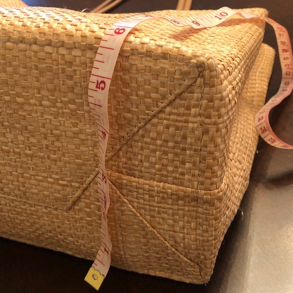 Prada Beige Woven Tote Bag - Picture 3 of 11